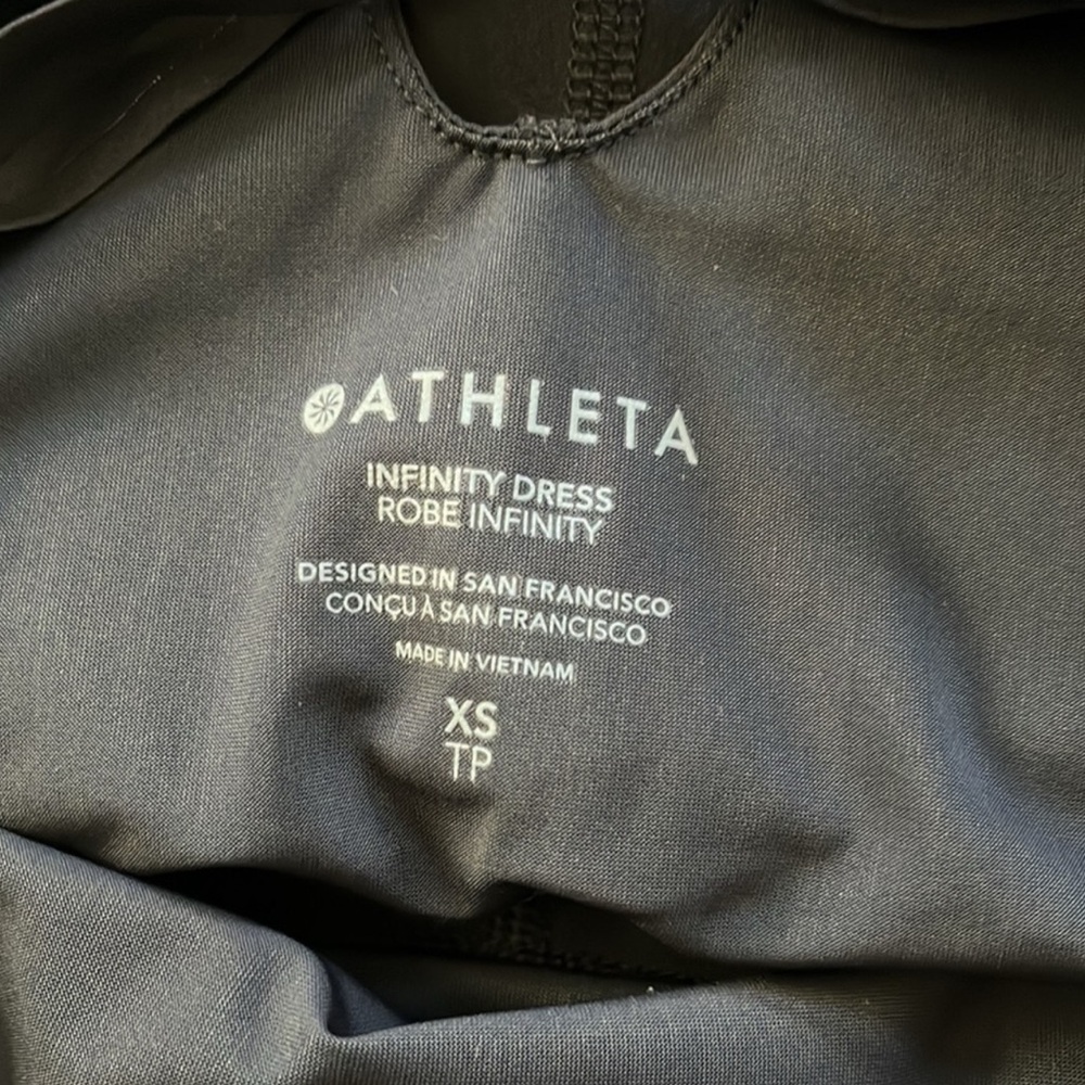 Athleta Infiniti Dress XS black - Picture 6 of 6